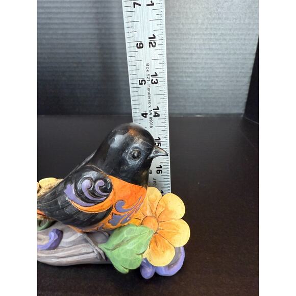 NIB Jim Shore Bold & Beautiful Baltimore Oriole Bird Figurine 601028 - Picture 10 of 12